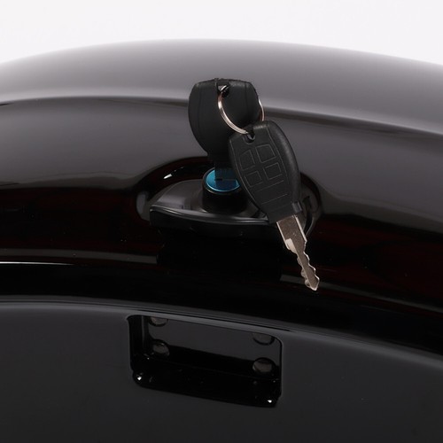 Universal Motorcycle Hard Saddlebags W/ taillight Saddle Bags And Mount Bracket - Picture 11 of 17
