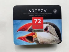 Arteza Professional Watercolor Pencils Expert Set 72 Colored Art Drawing Pencils