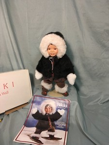 porcelain eskimo doll