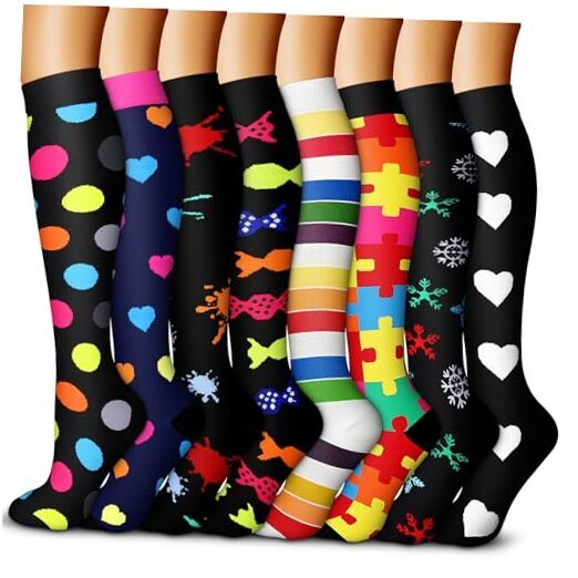 Copper Compression Small-Medium 17 Black/Black/Red/Red/Black/Black/Black/Black