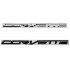 Für  CORVETTE 1PCS rear Logo Emblèmes et ornements Sticking MEATL Badge