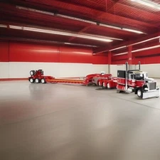 DCP Peterbilt 389 63” Slpr w/Fontaine Mag Lowboy TriAxle w/ Flip Axle