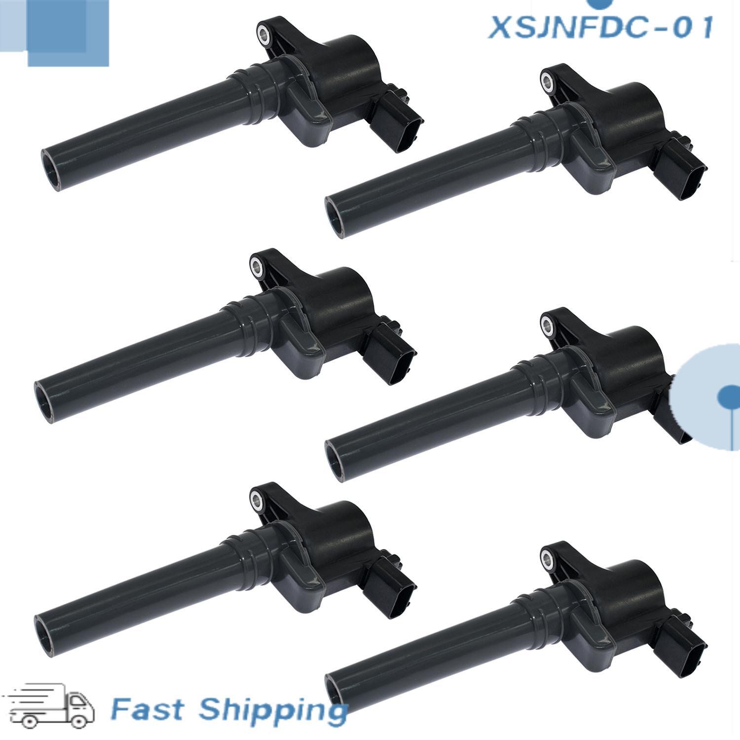 6PCS 4G4312A366AA Ignition Coil for Aston Martin DBS Rapide Vanquish Virage 6.0L
