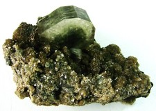 FLUORAPATITE & SIDERITE, Panasqueira, Covilha, Castelo Branco district, Portugal
