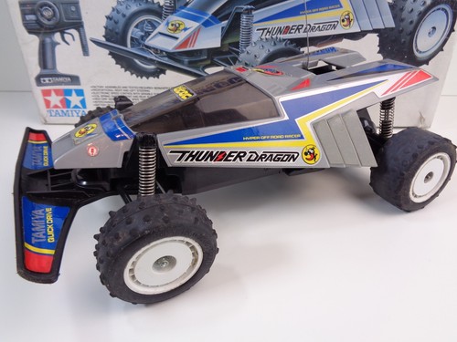 Vintage 1988 Tamiya Thunder Dragon 1/14 Scale Quick Drive R / C Model Car - Picture 2 of 24