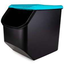 Tupperware Zwiebellager 8,3 l schwarz türkiser Deckel