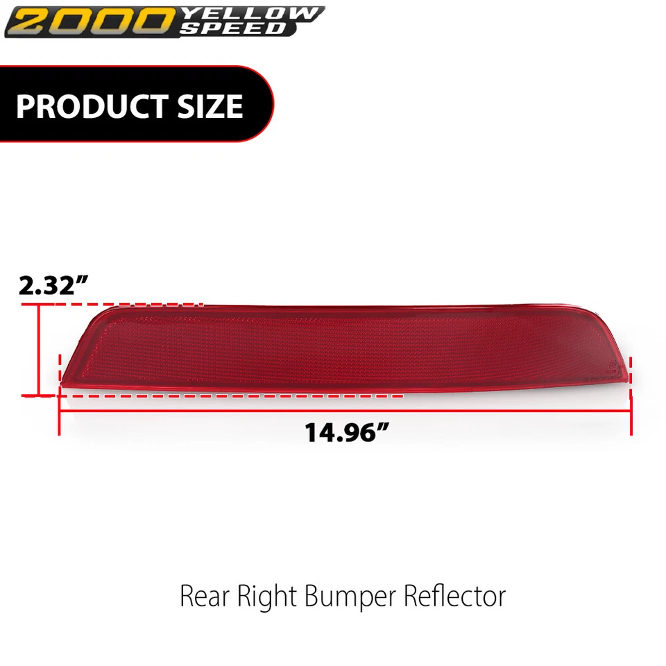 NEW Rear Right Bumper Reflector Fit For Mercedes-Benz GL-Class GL350 GL450 GL550 - Imagem 3 de 4