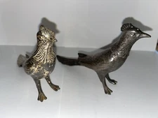 Vintage Weidlich Bros C-942 Silverplate Salt & Pepper Shakers
