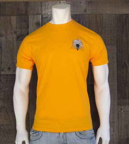 New Crooks Castles Streetwear Gold Mens Graphic S/S T Shirt RCRCA-10 - Picture 3 of 4