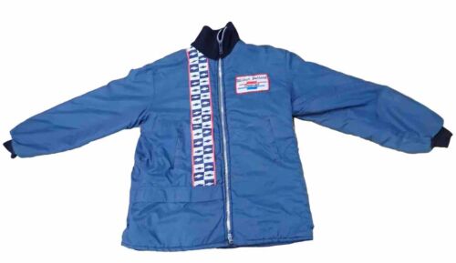 60's-70's Vintage Chevrolet Bowtie Racing Jacket GM Large Size Chevy Turtle Neck - Picture 2 of 24