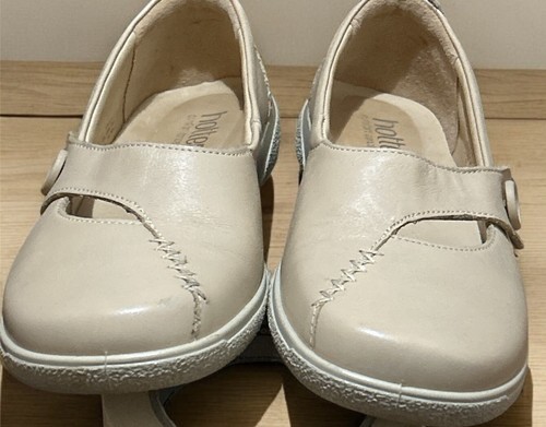 Hotter Schuhe Dizzy Mary Jane Damen UK 5,5 beige flache bequeme Concept Court - Bild 5 von 6