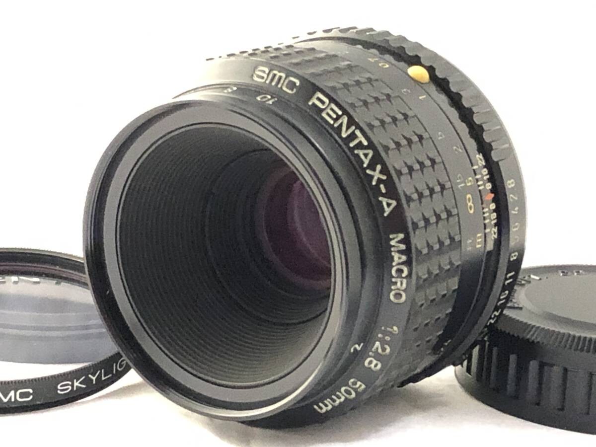 Near mint】 Pentax SMC Pentax-FA 50mm F2.8 Macro Lens 35mm film