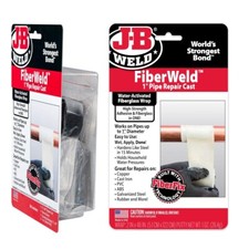 J-B Weld Pipe Repair Cast Kit Fibreglass Wrap for Copper PVC Cast Iron and More