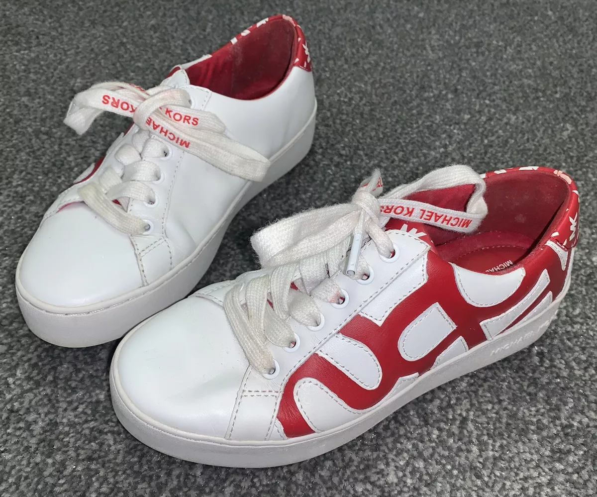 Michael kors trainers red outlet