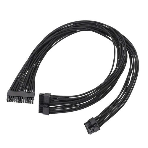 Enhances 24Pin Cable 10+18PIN to 24PIN Power Connectivities Easy Wiring