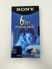 SONY T120VRH PREMIUM GRADE VHS VIDEO TAPES