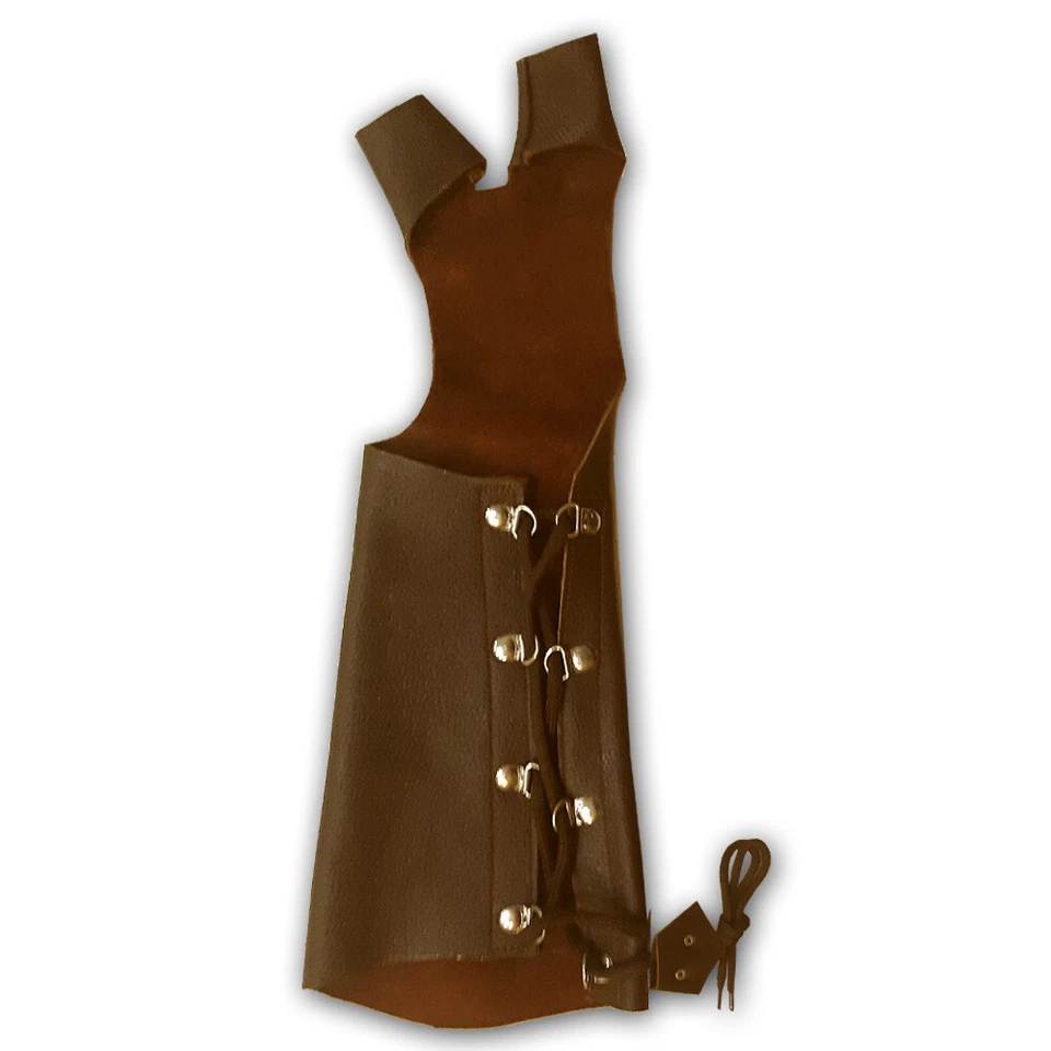 ARCO LARGO/ARCO RECURVO TRADICIONAL TIRO CON ARCO CUERO PROTECTOR DE BRAZO DE TIRO Y GUANTE DE ARCO Foto 3 de 4