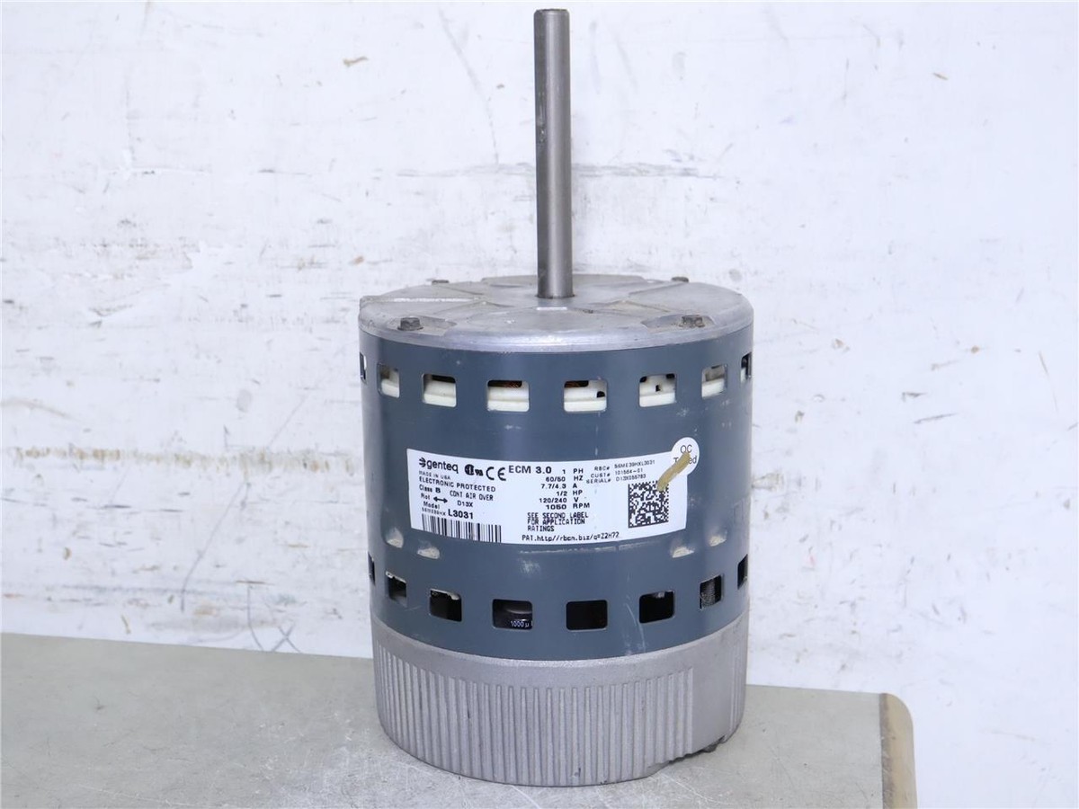 Genteq 5SME39HXL3031 ECM 3.0 Blower Motor 1/2HP 120/240V