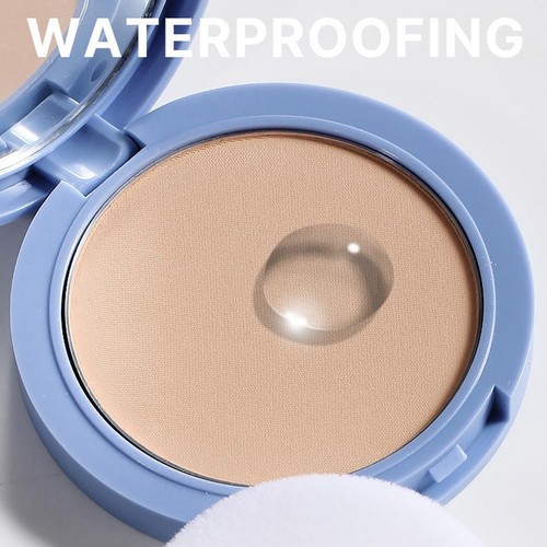 Whitening Pressed Powder Waterproof Oil Control Concealer 3 Colors Powder E F9Z8 - Picture 9 of 17