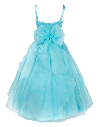 Flower Girl Dress Pageant Wedding Bridesmaid Formal Kids Party Princess Dresses - Picture 4 of 83