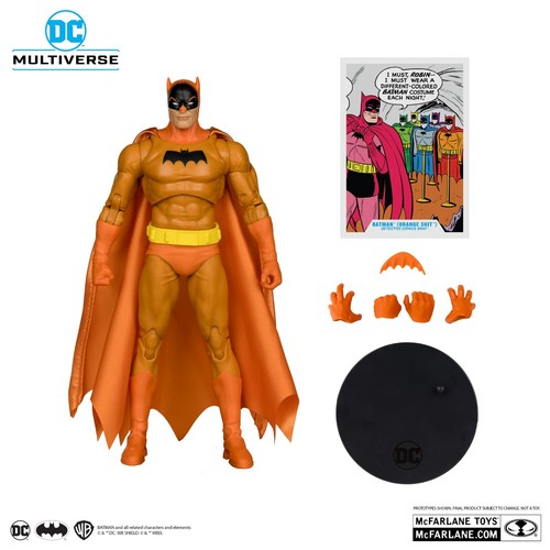 Mcfarlane DC Multiverse Batman (Orange Suit) (Red Platinum Ed) 7" Actionfigur