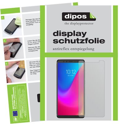 Dipos 2 Pellicole Protettive Antiriflesso Per Lenovo K5 Pro: Proteggi Schermo Opaco Anti-impronta, Made In Germany