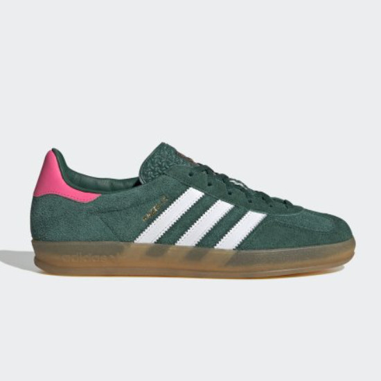 Женские кроссовки Adidas Gazelle из замши в помещении Зеленый/Белый - IG5929 Expeditedship