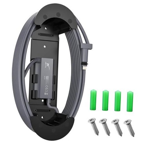 Starlink Ethernet Cable Management Kit (150ft) - ABS Mounting Caddy Wall Mount