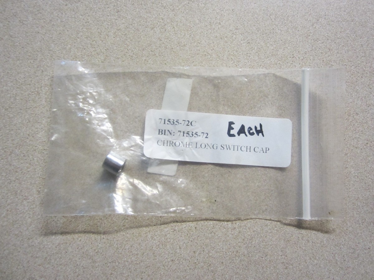 Harley 71535-72 Chrome Long Switch Cap | eBay