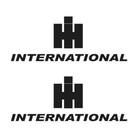 International Harvester Decal Bumper Car Window Diecut Vinyl Decal sticker