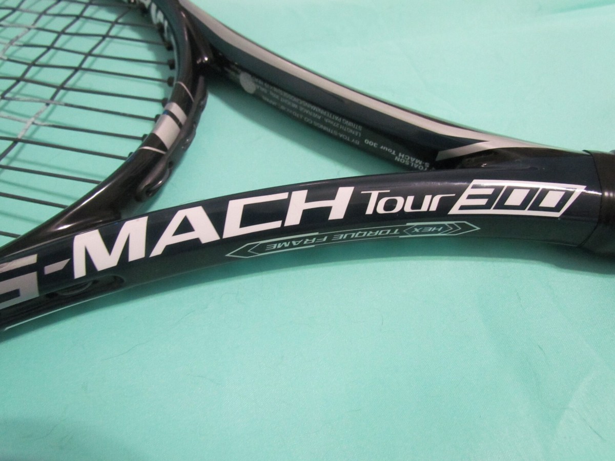 Toalson S-Mach Tour 300 100” head size 4 1/4 (2) Grip Tennis