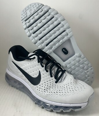 Nike Air Max 2017 'Pure Platinum' Sneakers 849559-100 Men's Size