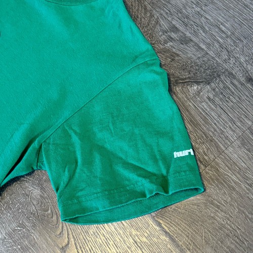 Vintage Hurley Shirt Made In USA Skate Y2K Adult Small Rap T Green Double Sided - Picture 5 of 8