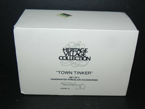 DEPARTMENT 56 ~ Heritage Village Collection - "TOWN TINKER" - Free Shipping! - Picture 7 of 7