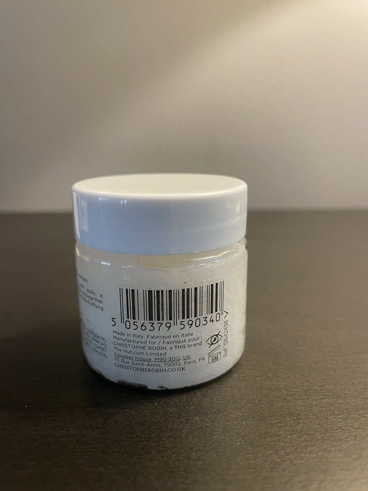 Christophe Robin Cleansing Purifying Scrub 40 ml 1.3 fl oz Travel Size NEW