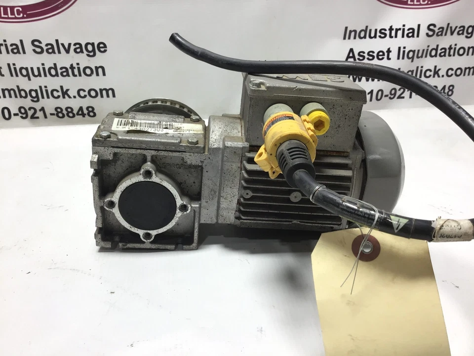 SEW-EURODRIVE WF10 DT56L4 0.15KW 156RPM 10.25:1 Relación Engranaje Motor Reductor 3ph Foto 2 de 4