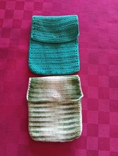 2er Set Handmade Häkeltaschen