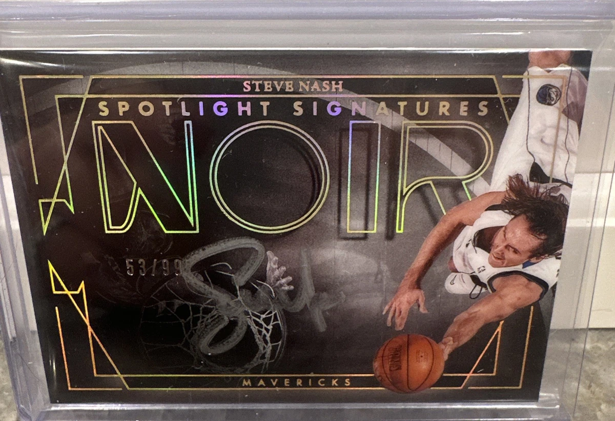 Steve Nash Dallas Mavericks Basketball Autographed Sports Trading 