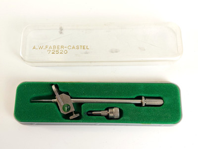 Faber Castell 72520 Drop Bow Compass Tool For Technical Drafting - Germany 1970s
