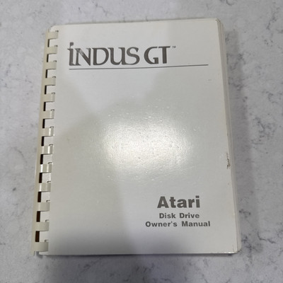 Indus GT Atari Disk Drive Owner s Manual 1987