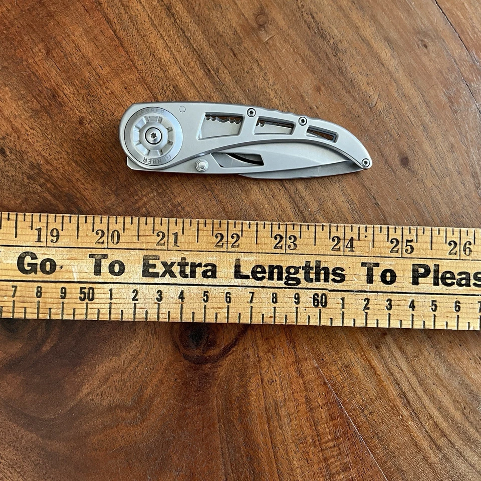 Cuchillo plegable de bolsillo Gerber Large Ripstop II (7"), inoxidable, dentado Foto 3 de 4