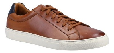 Herren Hush Puppies Colton Schnürschuhe Freizeit Smart Leder Turnschuhe Größen 7 bis 12