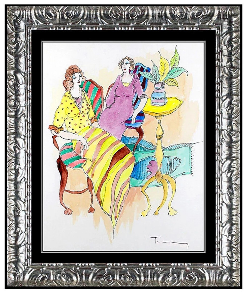 Itzchak Tarkay Art Paintings for sale | eBay