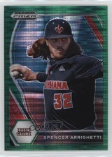 2021 Panini Prizm Draft Picks Green Pulsar Prizm Spencer Arrighetti #PDP178 3g7