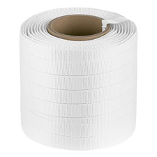 3/4" x 500 Ft Woven Cord Strapping Roll 2400 Lb Heavy Duty Poly Strapping