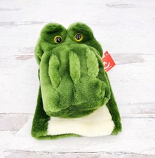 Aurora Glade the Alligator Hand Puppet Stuffed Plush Green 10" Toy 32024