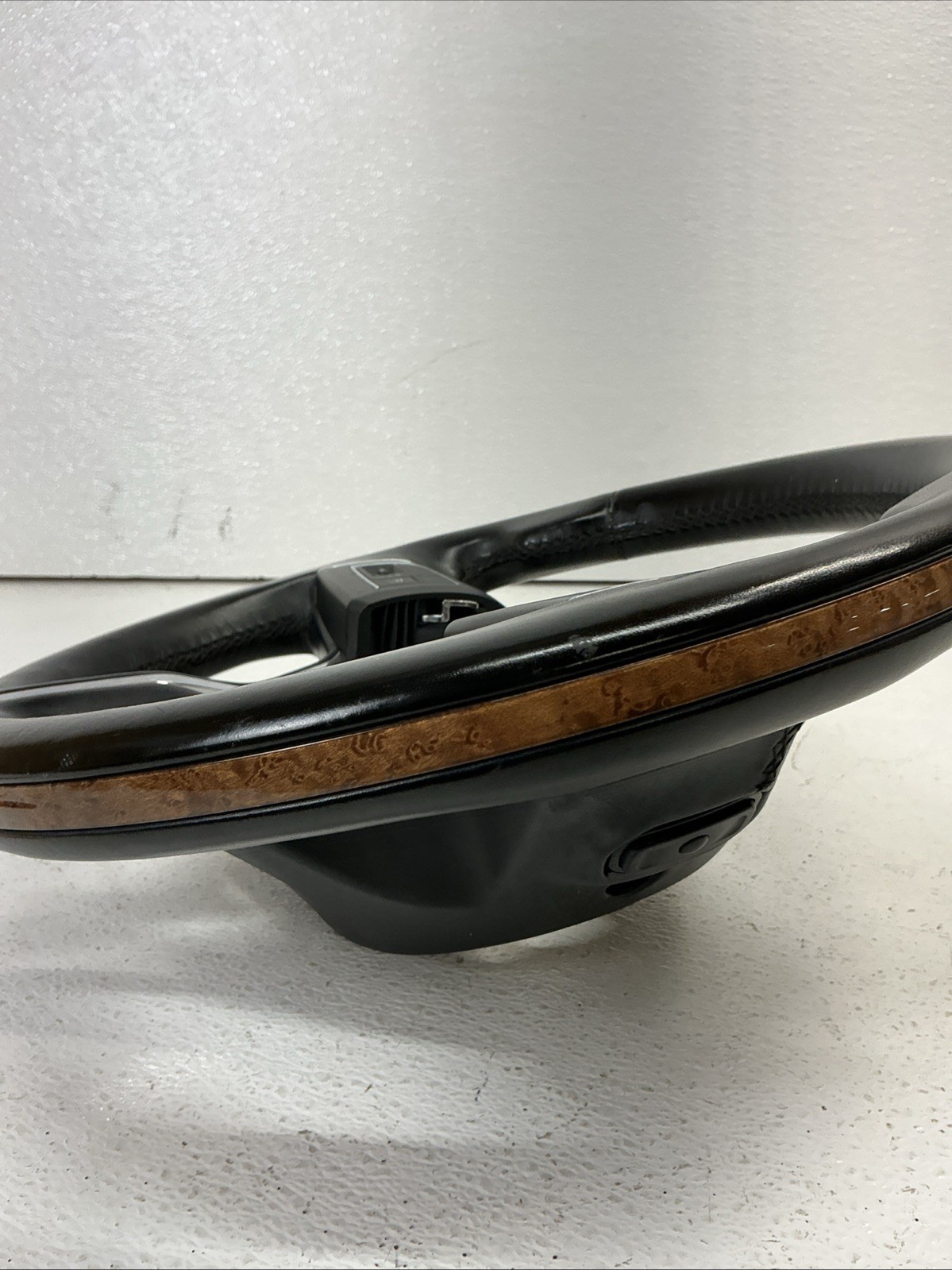 14-17 Maserati Ghibli Quattroporte Steering Wheel Black Leather 6700116660 OEM