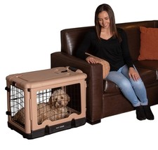   The Other Door  4 Door Steel Crate for Dogs/Cats with Garage-Style Door, Inc...