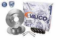 Vaico V46-1242 Bremsensatz, Scheibenbremse FüR Dacia Lada Renault