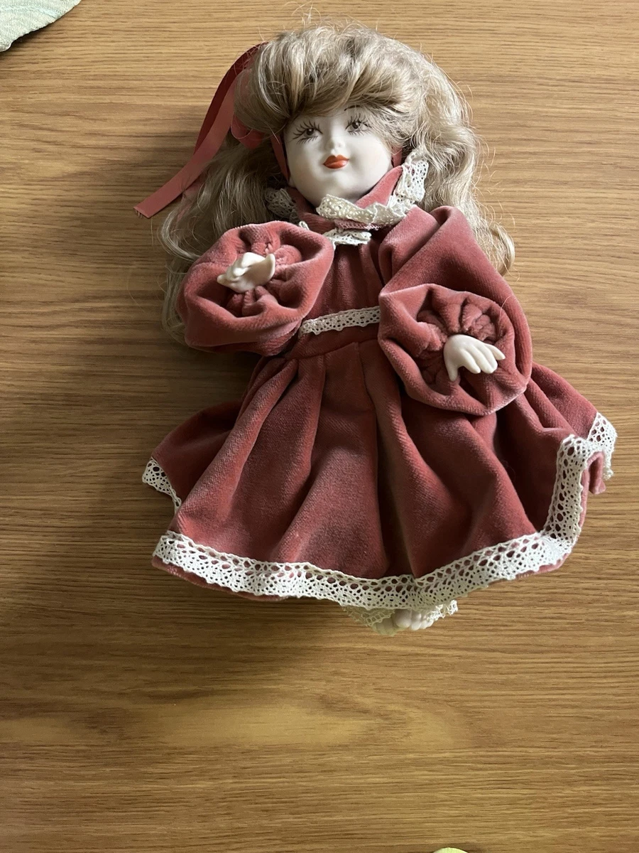 Poupée En Porcelaine Biscuit – Années 1920 – 10 Pouces – Vêtements D'origine – Italie